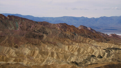 Death Valley Aerial Twenty Mule Team Canyon, California