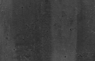 Black paint on old crack wall surface