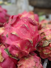Delicious and ripe dragon fruit