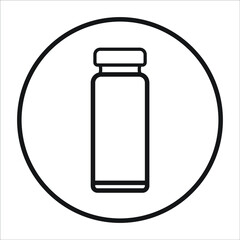 Bottle of medicine  - Bottle Icon