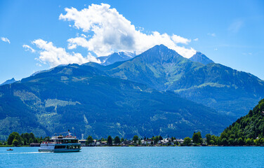 famous village Zell am See in Austria