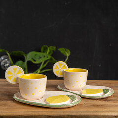 turkish coffee cups on the table