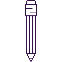 Pencil icon vector pen flat graphic symbol