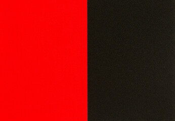 Fototapeta premium Red and black concept background with sparkles. Christmas ornaments decorations