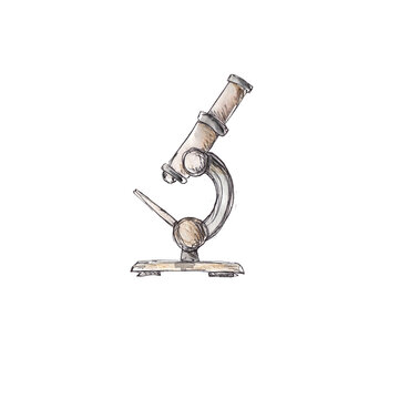 Watercolor bright back to school icons isolated on white