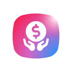 Fototapeta premium Save Money Dollar - Sticker