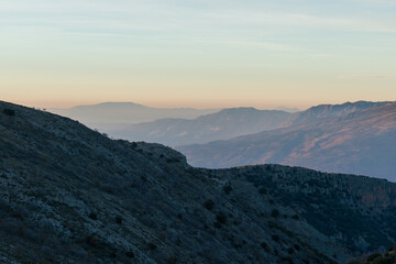 Obraz na płótnie Canvas mountainous area in the south of Spain
