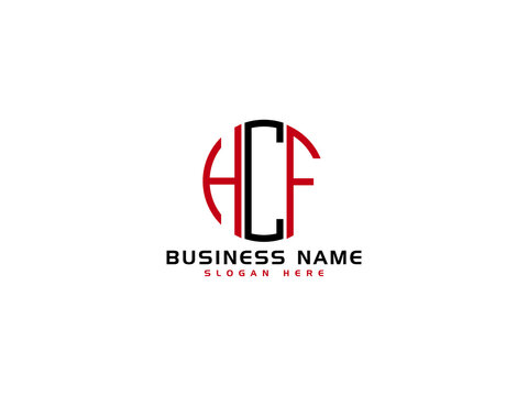 Creative HCF Logo Letter Vector Image Design For Your Business