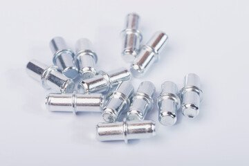 Shelf support on the white background.