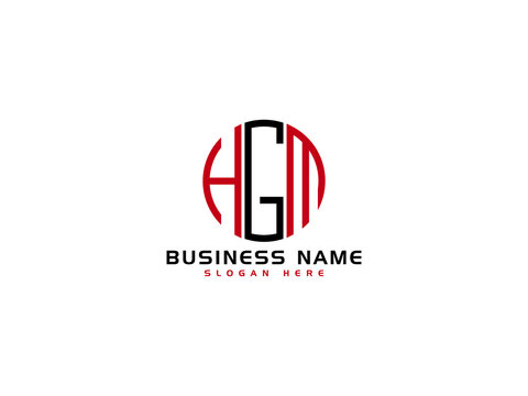 Creative HGM Logo Letter Vector Image Design For Your Business