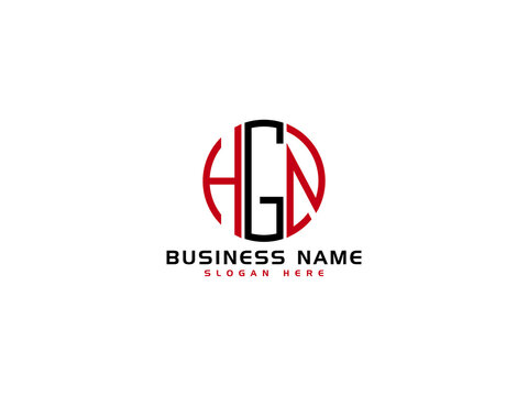 Creative HGN Logo Letter Vector Image Design For Your Business