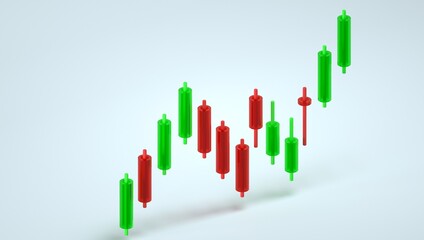 3D render Candlestick. You can use images to create websites, advertising banners, presentations, as well as for printed publications.