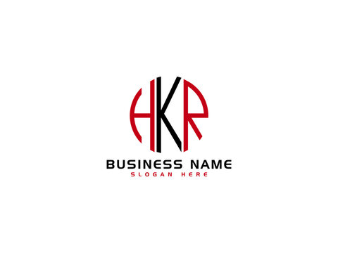 Creative HKR Logo Letter Vector Image Design For Your Business