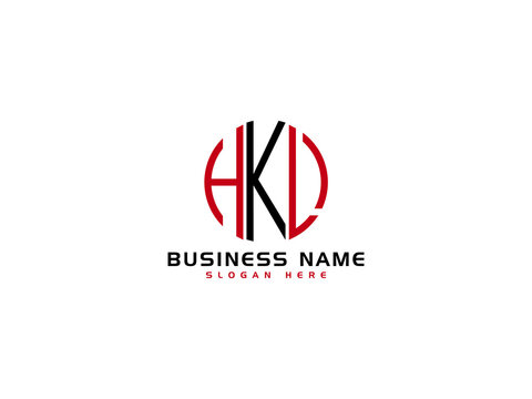 Creative HKL Logo Letter Vector Image Design For Your Business