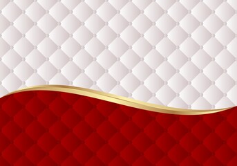 white and red geometric background