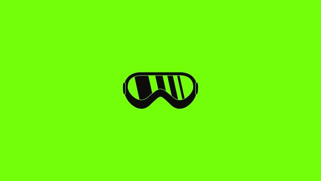 Protect goggles icon animation