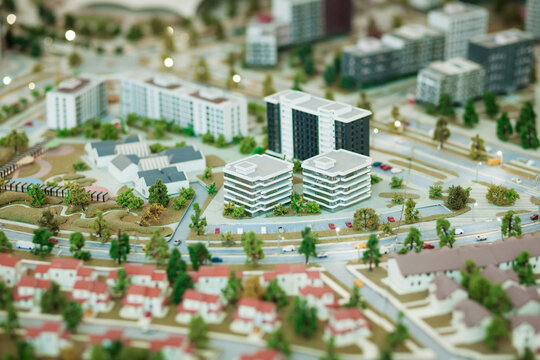  Apartment building miniature