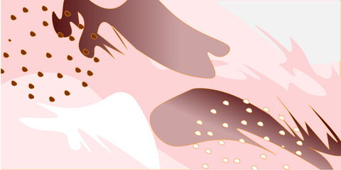 Logo brush painted watercolor abstract background design illustration vector over square frame. Perfect painted design for headline, logo and sale banner