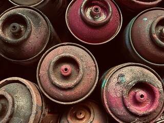 close up of an rusty metal plate