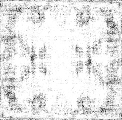 Scratched Frame. Grunge Urban Background Texture Vector. Dust Overlay. Distressed Grainy Grungy Framing Effect. Distressed Backdrop Vector Illustration. EPS 10.