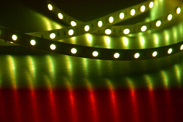 Electronic led  rgb line diodes light