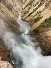 Travel Adventures - Yellowstone Waterfall