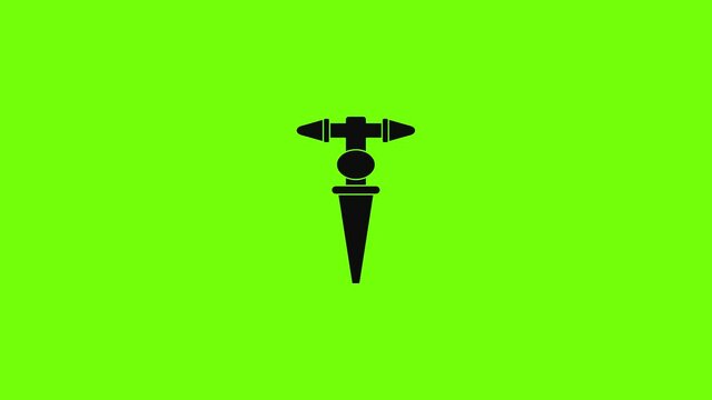 Grass water tool icon animation