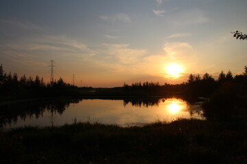 August Sunset, Pylypow Wetlands, Edmonton, Alberta