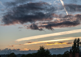 Allassac (Corrèze, France) - Coucher de soleil