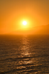 Fototapeta premium sunset over the sea