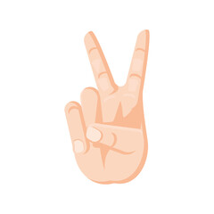 hand of peace and love