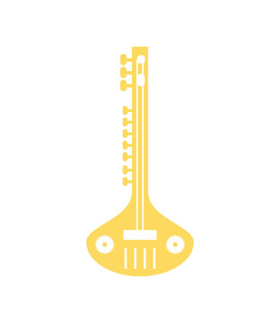 sitar traditional indian instrument