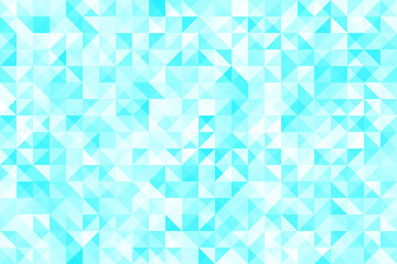 Polygonal blue mosaic background. Abstract low poly vector illustration. Triangular pattern, copy space. Template geometric business design with triangle for poster, banner, card, flyer