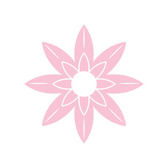 pink flower decoration