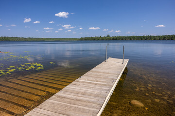 Boat Dock and Ramp On Lake Coon