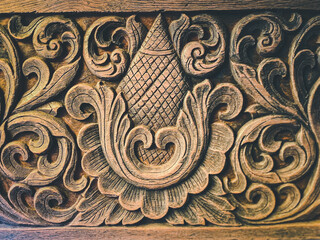 Antique decorative items decorate in restaurant