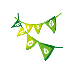 ecology bunting decoration