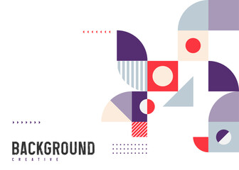 Modern abstract creative geometric background design