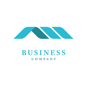 Creative Monogram Initials Letter AN or AII premium luxury logo design inspiration. Abstract triangle with two line icon logo design premium