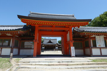 Fototapeta premium 石清水八幡宮 頓宮殿南門 京都府八幡市