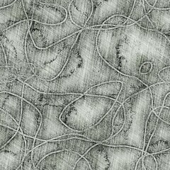 Seamless hand drawn pencil sketch pattern for surface print. High quality illustration. Ornate hand drawn look with lights and shadows and crosshatch texture. Ornate abstract design in perfect repeat.
