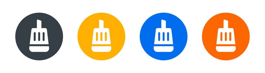 Sugar dispenser, sugar bottle vector icon sign symbol.