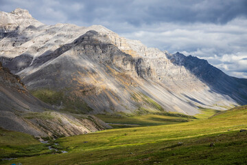 A stream flowing in the summer time in Gates of the Arctic National Park (Alaska), the least visited national park in the United States.