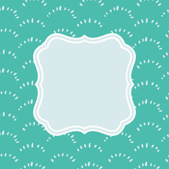 芝生のフレーム