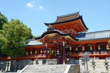 Fototapeta premium 石清水八幡宮 楼門 京都府八幡市