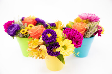 bright summer bouquets