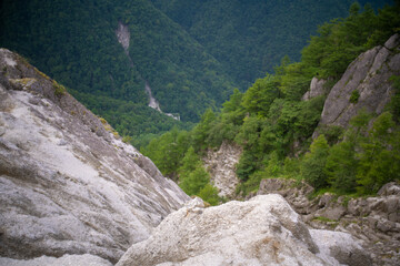 山梨県北杜市の日向山を登山している風景 A view of climbing Mount Hyuga in Hokuto City, Yamanashi Prefecture.