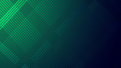 Blue and green business sense diagonal circuit board line texture poster background