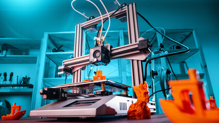 3D printer. 3d printing