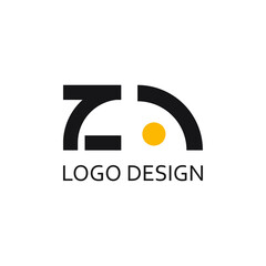 Letter za for logo company design - 449292297